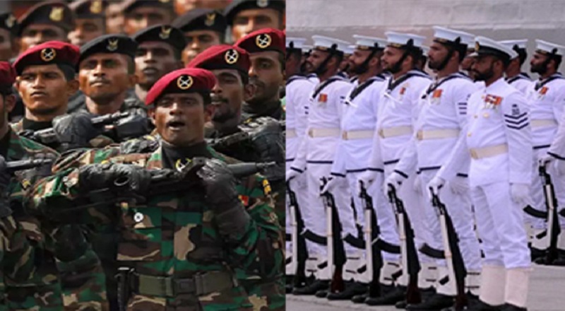 தேசிய போர்வீரர் தினத்தை முன்னிட்டு இராணுவம் மற்றும் கடற்படை பதவி உயர்வுகள்