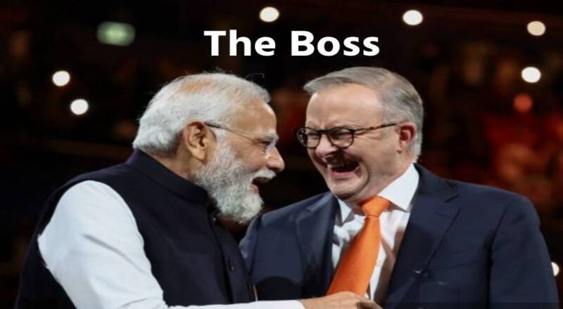 பிரதமர் மோடி 'தி பாஸ்' என ஆஸ்திரேலியா பிரதமர் புகழாரம்