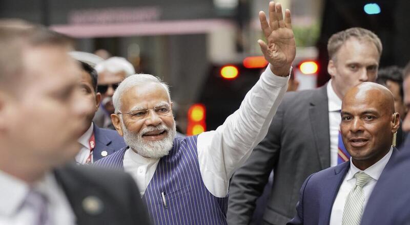 அமெரிக்காவில் பிரதமர் மோடி: இன்று யோகா தின கொண்டாட்டத்தில் பங்கேற்றார்