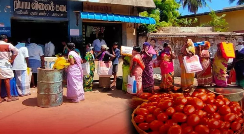 தமிழகம் முழுவதும் மொத்தம் 111 ரேஷன் கடைகளில் தக்காளி விற்பனை!