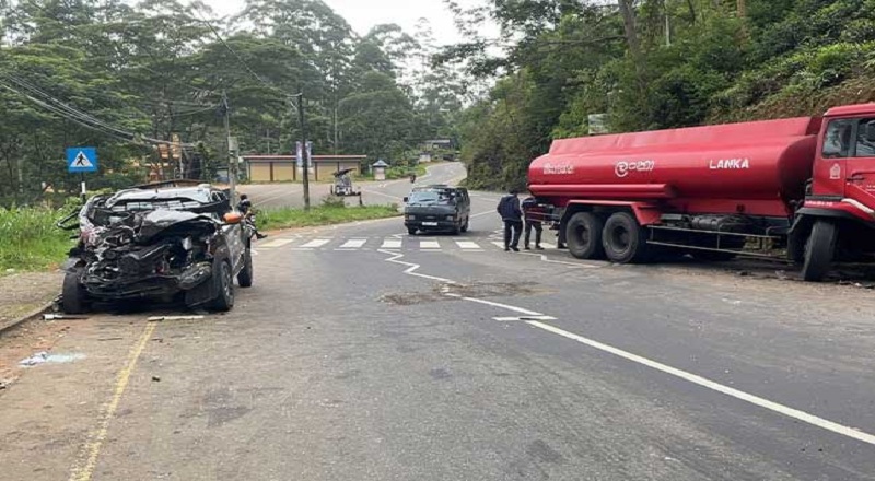 ஹட்டன் - நுவரெலியா வீதியில் விபத்து!