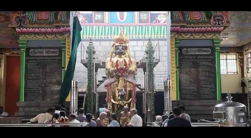 புகழ்பெற்ற நாமக்கல் ஆஞ்சநேயர் கோயில் கும்பாபிஷேக விழா