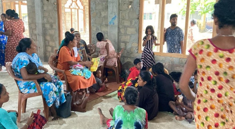 சீரற்ற  வானிலை : மன்னாரில் 438 பேர் இடப்பெயர்வு!