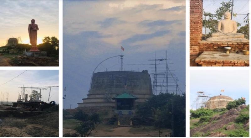 திருகோணமலை 64ம் கட்டை ராஜவந்தான் மலையில் நிர்மாணிக்கப்படும் விகாரை மற்றும் புத்தர்சிலை