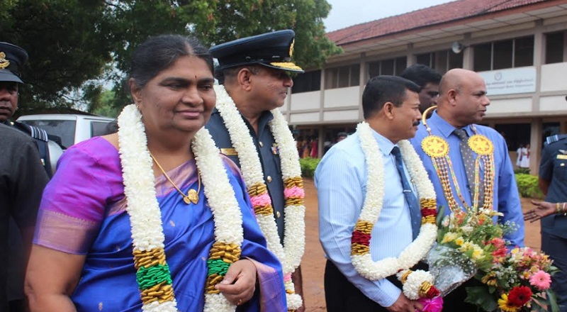 யாழ்ப்பாணம் - மயிலிட்டி கலைமகள் மகா வித்தியாலயத்திற்கான புதிய கட்டடத்தை நிர்மாணிக்க முன்வந்த விமானப்படையினர்!