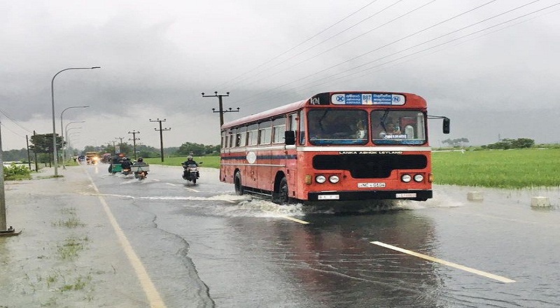 இலங்கையில் கடந்த 24 மணித்தியாலங்களில் பதிவாகிய மழைவீழ்ச்சியின் அளவு!