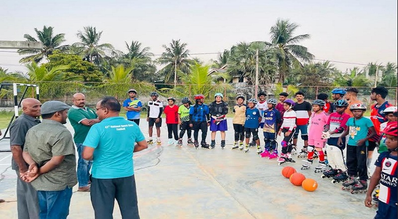 அனுராதபுரத்தில் நடைபெறும் ரோல் போல் சாம்பியன்ஷிப் போட்டி : மன்னாரில் இருந்து புறப்பட்ட வீரர்கள்!