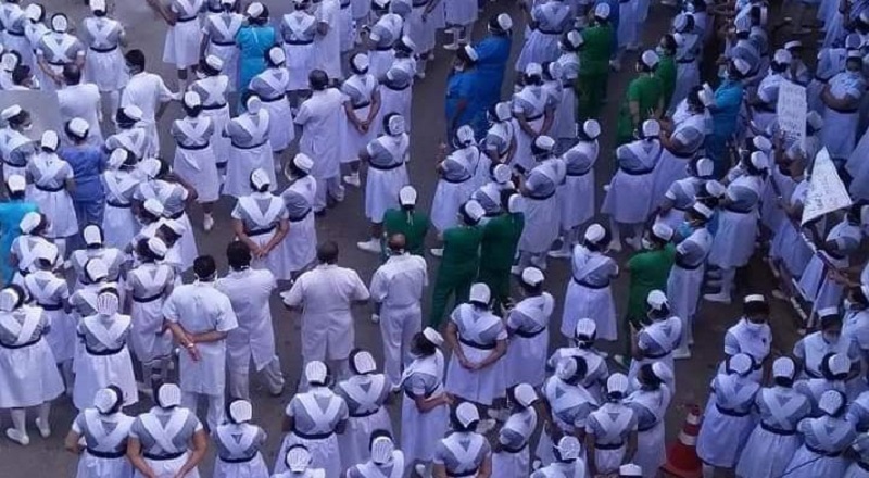 சீருடைகளை புறக்கணிக்கும் தாதியர்கள் : வெளியான அறிவிப்பு!