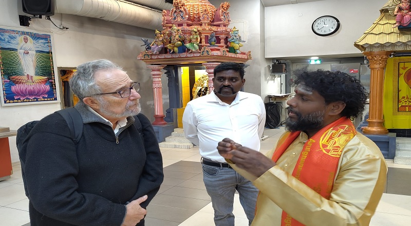 „ஞானலிங்கேச்சுரம்“ தமிழ்க்கோவிலுக்கு ஐ.நா தூதர் வருகை!