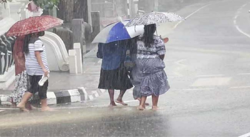 நாட்டின் பல பகுதிகளில் இடியுடன் கூடிய மழை பெய்யும்!