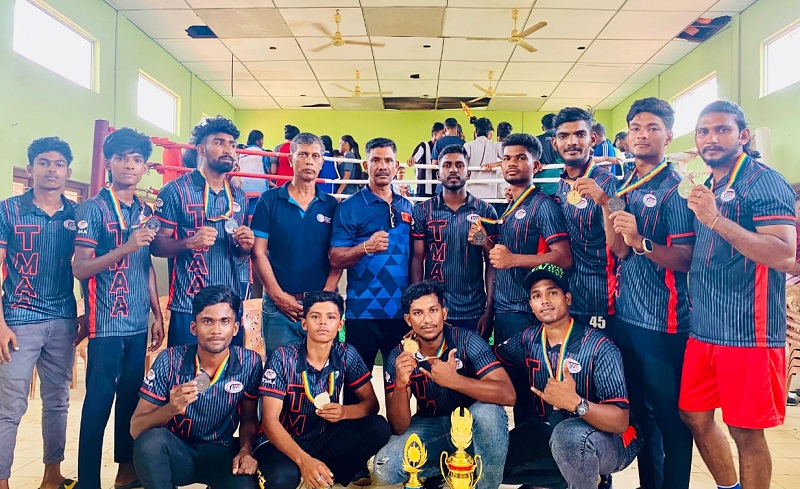 வடமாகாண குத்துச்சண்டை போட்டியில் முல்லைத்தீவு மாவட்ட பெண்கள் அணி சாதனை