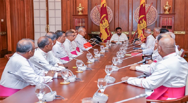 கத்தோலிக்க ஆயர் பேரவையினர் மற்றும் ஜனாதிபதிக்கு இடையில் கலந்துரையாடல்!