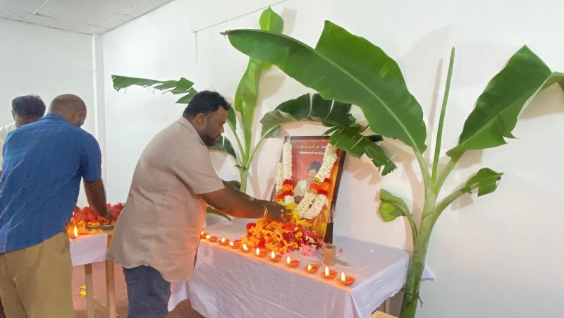 மன்னாரில் தமிழரசுக் கட்சியின் ஏற்பாட்டில் நடைபெற்ற திலீபனின் 38வது ஆண்டு நினைவேந்தல் நிகழ்வு