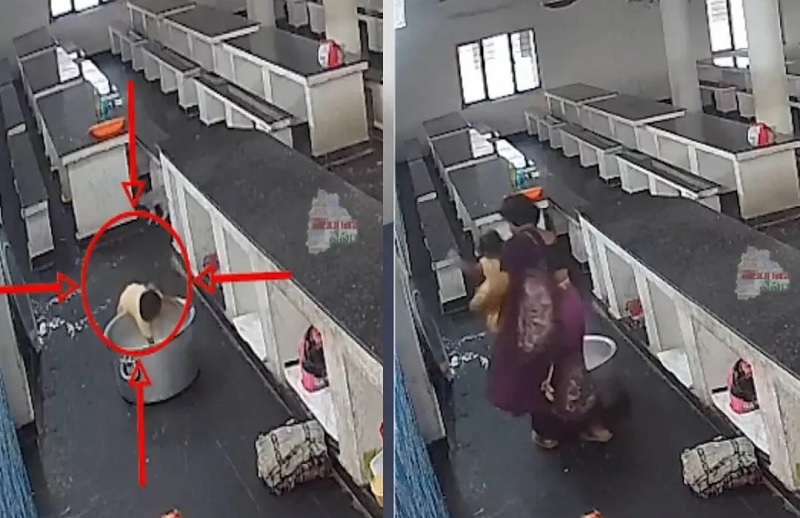 இந்தியாவில் கொதிக்கும் பால் பானைக்குள் விழுந்து ஒன்றரை வயது குழந்தை மரணம்