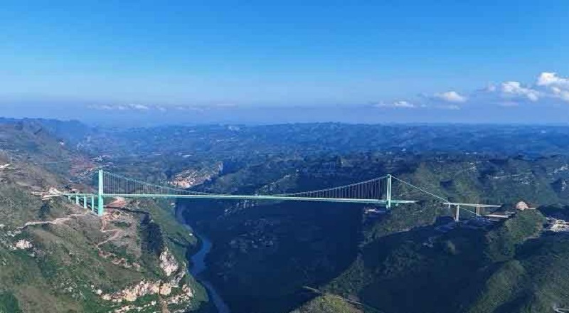 உலகின் மிக உயரமான பாலம் சீனாவில் திறந்து வைப்பு!