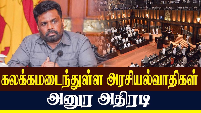 கலக்கமடைந்துள்ள அரசியல்வாதிகள் அனுர அதிரடி  (வீடியோ இணைப்பு)