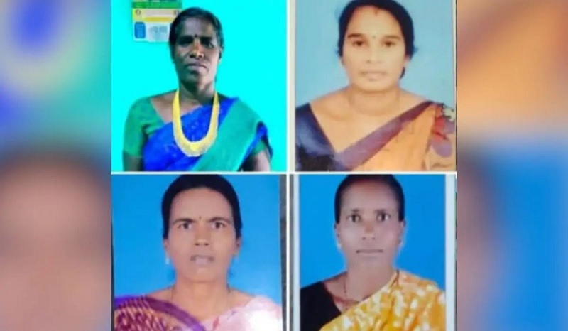 தமிழ்நாட்டில் மின்னல் தாக்கி நான்கு பெண்கள் மரணம்