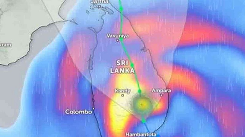 திருகோணமலையில் நிலைகொண்டிருக்கும் "டித்வா புயல்!