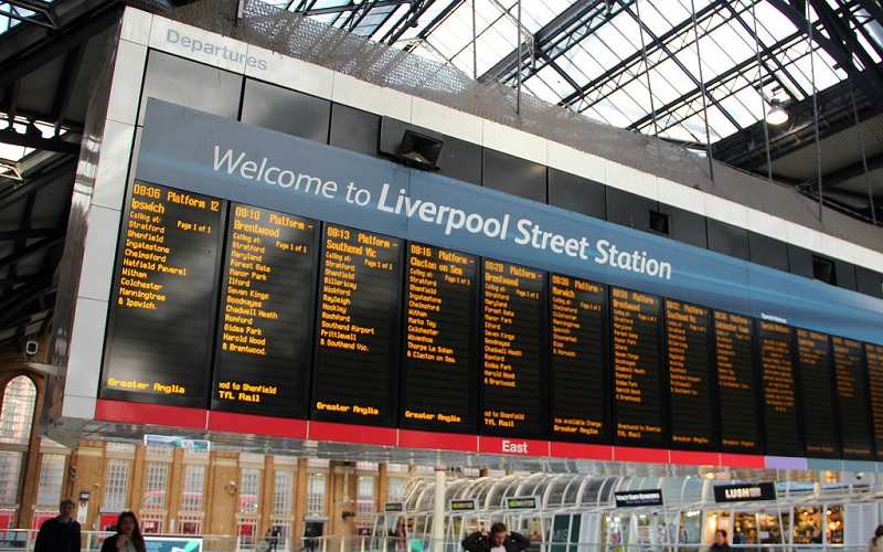5 நாட்களுக்கு மூடப்படும் லண்டன் லிவர்பூல் ரயில் நிலையம்