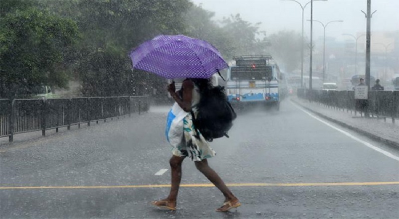 இன்றைய வானிலை - 100 மி.மீற்றர் மழைவீழ்ச்சி எதிர்பார்ப்பு!