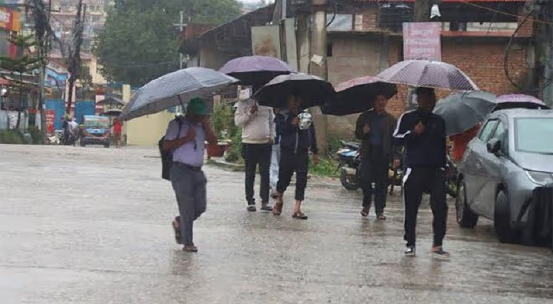 நாட்டின் பெரும்பாலான பகுதிகளில்  மழையோ அல்லது இடியுடன் கூடிய மழை பெய்யும்