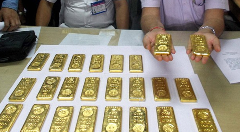 ஐக்கிய அரபு அமீரகத்தில் இருந்து  கடத்தி வரப்பட்ட 648 கி. தங்கம் பறிமுதல்