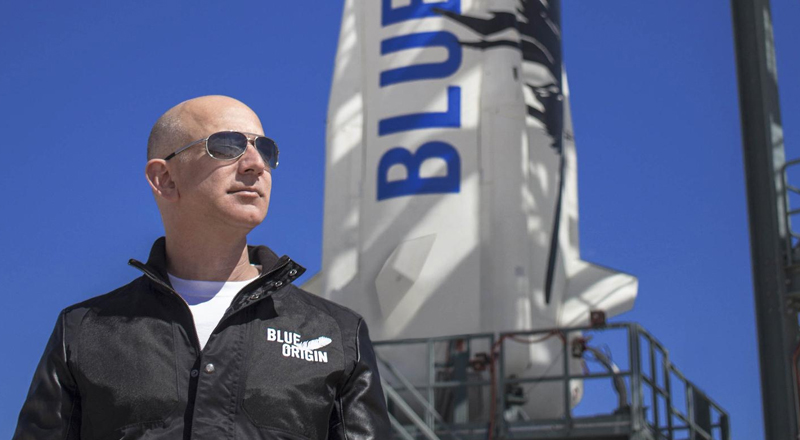 விண்வெளியில் பறந்து சாதனை படைக்க தயாரானார் அமெரிக்காவின் ஜெப் பெஸோஸ்!