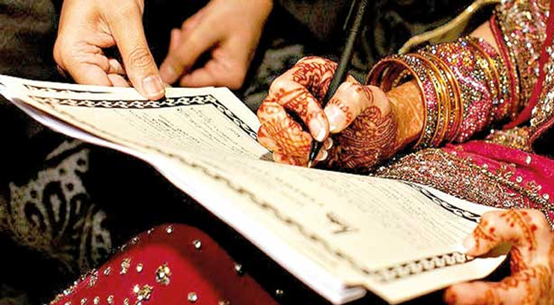 திருமணம், விவாகரத்து தொடர்பில் இலங்கை குடியியல் சட்டக் கோவையில் திருத்தம்