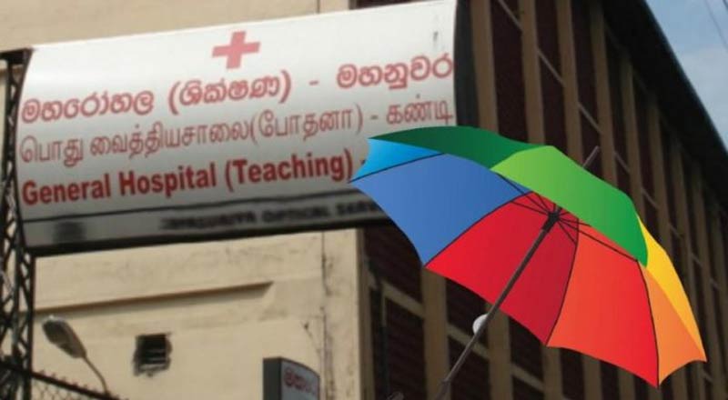 கண்டியில் குடையால் ஏற்பட்ட விபரீதம் நால்வர் வைத்தியசாலையில் அனுமதி!