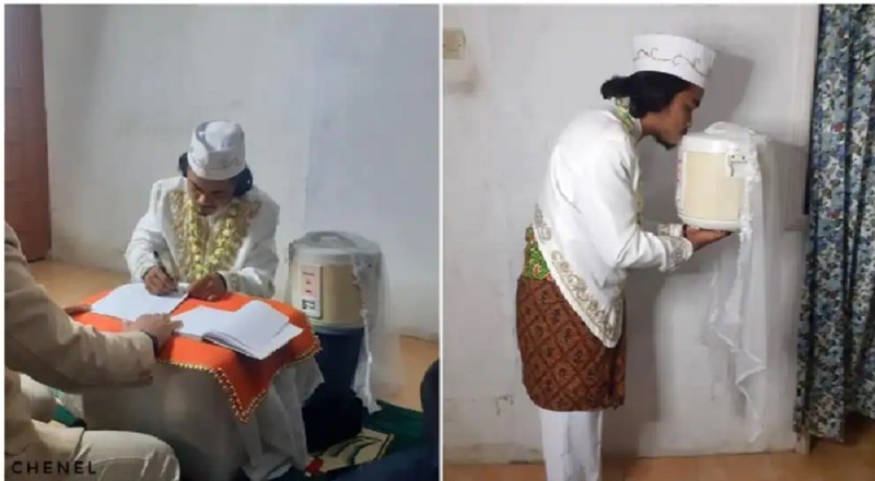 ரைஸ் குக்கரை திருமணம் செய்து, 4 நாட்களில் விவாகரத்து செய்த நபர்...! 