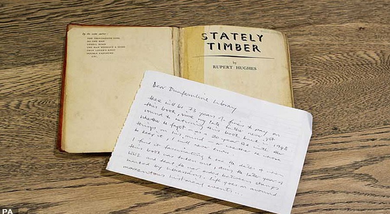 73 ஆண்டுகள் கழித்து நூலகத்தை வந்தடைந்த புத்தகம் லங்கா4.கொம் / Lanka4.com