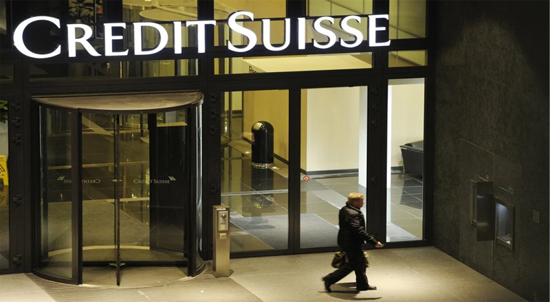 சுவிட்சர்லாந்தின் இரண்டாவது பெரிய வங்கியான Credit Suisse, நான்காவது காலாண்டு நிகர இழப்புடன் 2021 முடிவடைகிறது.