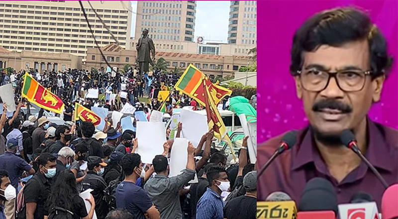 காலிமுகத்திடல் போராட்டம்: ஜே.வி.பியின் கருத்துக்கு எதிர்ப்பு 