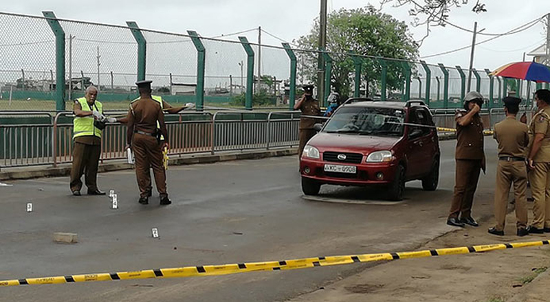 நீர்கொழும்பு நீதிமன்றத்திற்கு அருகில் துப்பாக்கிச் சூடு