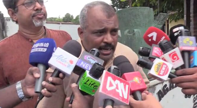 அரசியல் கைதிகளை விடுவிப்பதற்கு முன்னணி எடுக்கும் நடவடிக்கைகளுக்கு கூட்டமைப்பு முட்டுக்கட்டை .கஜேந்திரன்