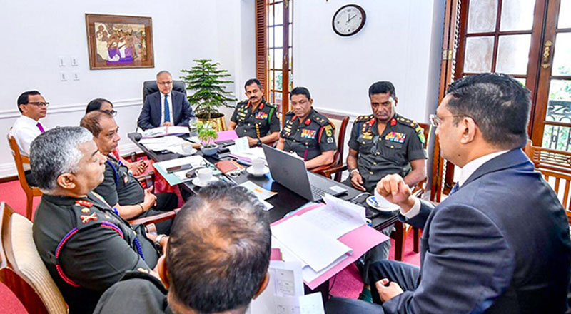 துருக்கிக்கு  பாதுகாப்பு படையினரை அனுப்புவது தொடர்பில் கலந்துரையாடல்!