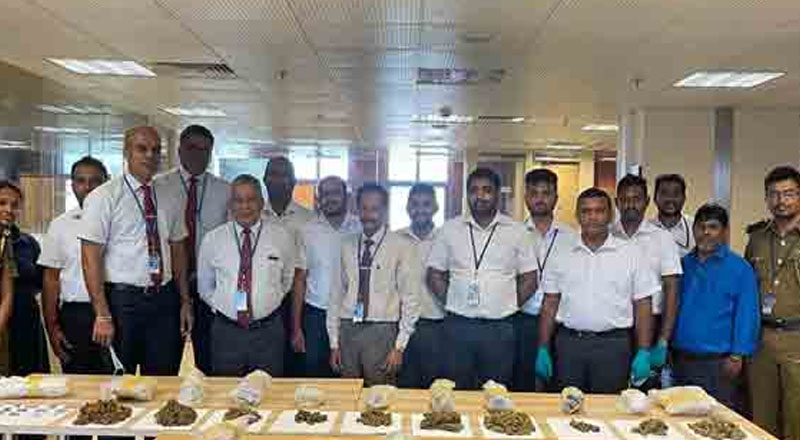 வெளிநாடுகளிலிருந்து இலங்கைக்கு பார்சல்களில் வந்த போதைப்பொருட்கள்