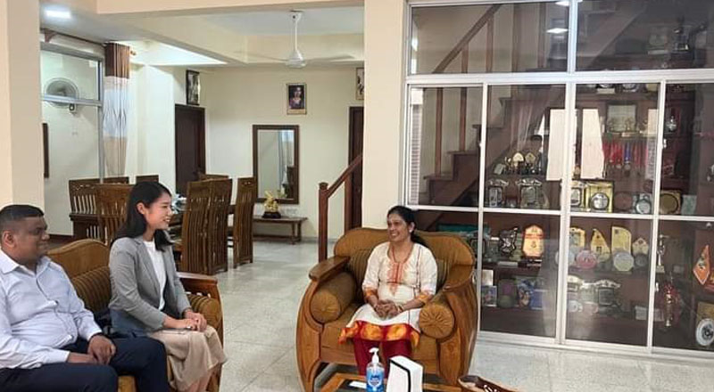 ஜப்பான் தூதரக அரசியல் ஆலோசகர் - விஜயகலா  சந்திப்பு! வடக்கின் நிலைவரம் குறித்தும் ஆராய்வு 