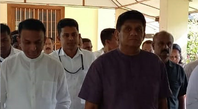 யாழில் ஊடகங்களுக்கு கருத்து தெரிவிக்க மறுத்த சஜித்!