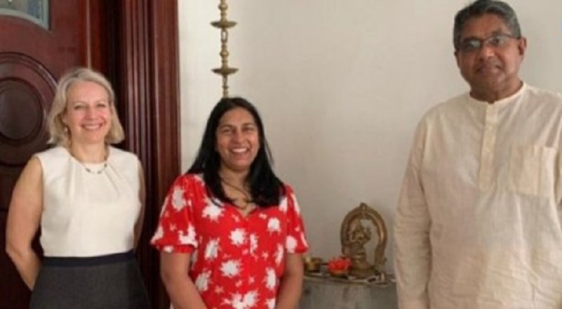 யாழ்ப்பாணத்திற்கான விஜயத்தை மேற்கொண்டுள்ள பிரித்தானிய வெளிவிவகார துணை பணிப்பாளர் மாயா சிவஞானம்