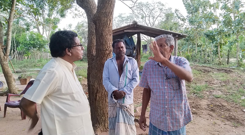 வெடுக்குநாறி ஆலய பகுதிக்கு நேரில் சென்ற சரவணபவன்