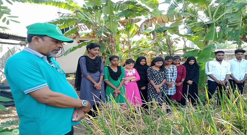 விவசாய கற்கை நெறிப்பிரிவினரால் வேளாண்மையின் அறுவடை விழா