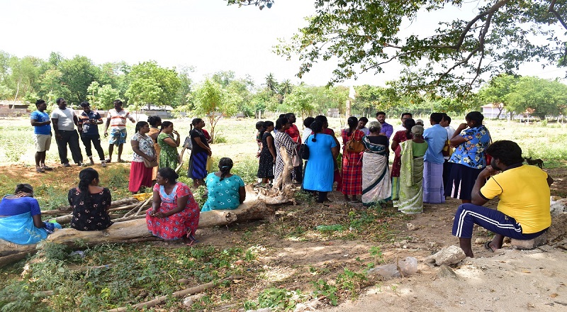 மீள்குடியேற காணிகள் வழங்கப்பட்ட வலி வடக்கு பலாலி மக்களின் அவல நிலை.
