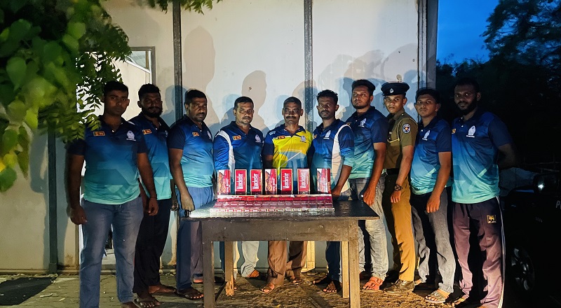 மன்னாரில் பல இலட்சம் பெறுமதியான வெளிநாட்டு சிகரெட்கள் மீட்பு