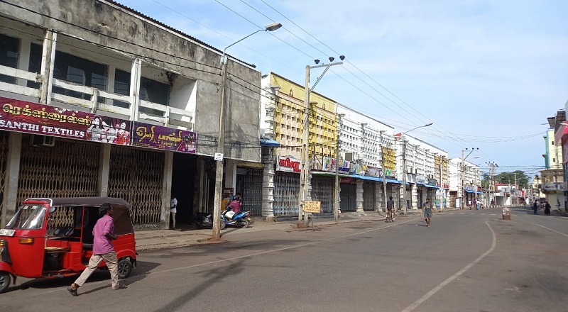 கதவடைப்பால் முற்றாக முடங்கிய யாழ்ப்பாணம் 