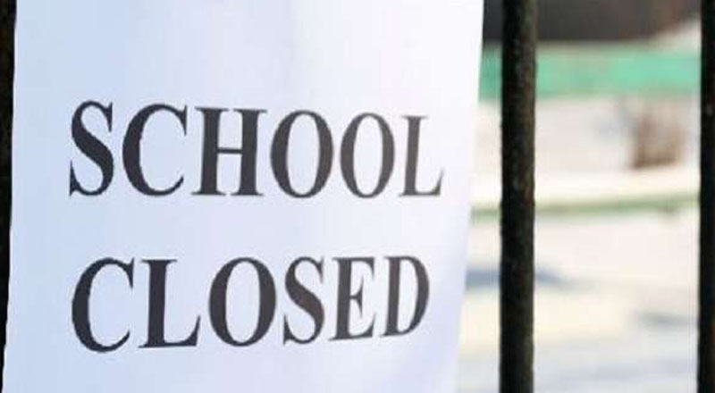 சீரற்ற காலநிலை: பல பிரதேசங்களில் உள்ள பாடசாலைகளுக்கு பூட்டு