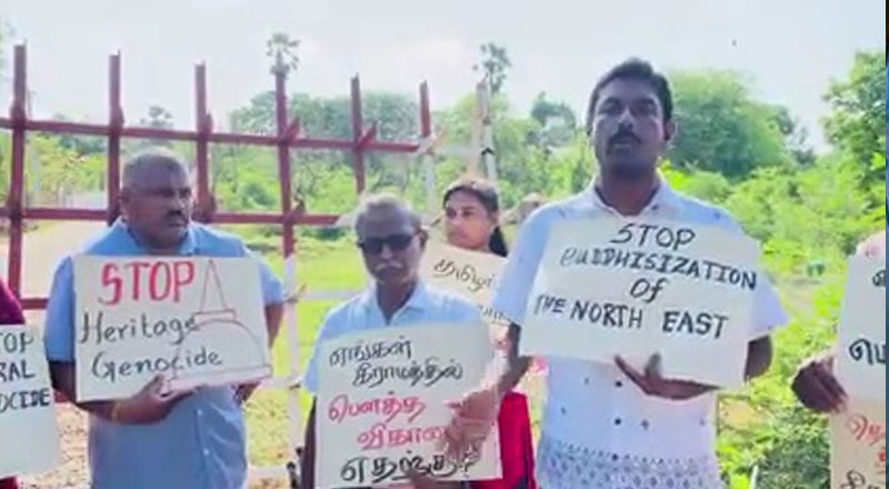 தையிட்டி விகாரையை அகற்றக்கோரி மீண்டும் போராட்டம்!