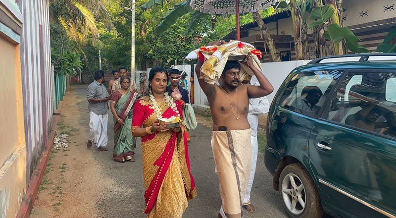 40 வருடங்களுக்கு பின்னர் யாழ்ப்பாணத்தில் இருந்து கொடிச்சீலை திருக்கேதீஸ்வரம் நோக்கி!