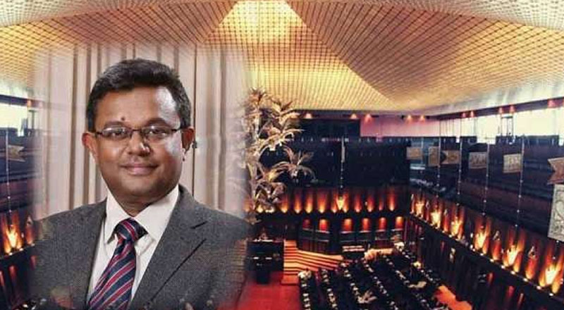 சபைக்குள் பாராட்டுக்காக நுழைந்த தம்மிக்க: வெளியேறிய தமிழ் முஸ்லிம் கட்சிகள்