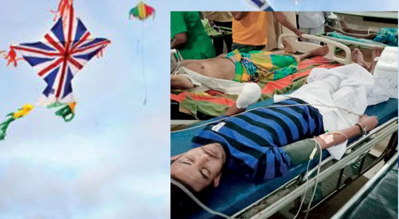 காத்தாடியால் ஏற்பட்ட தகராறு: கையை இழந்த இளைஞன்